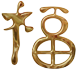 Chinesisches Schriftzeichen für Gold