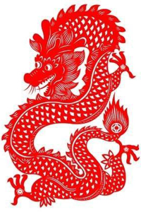 Roter Drache